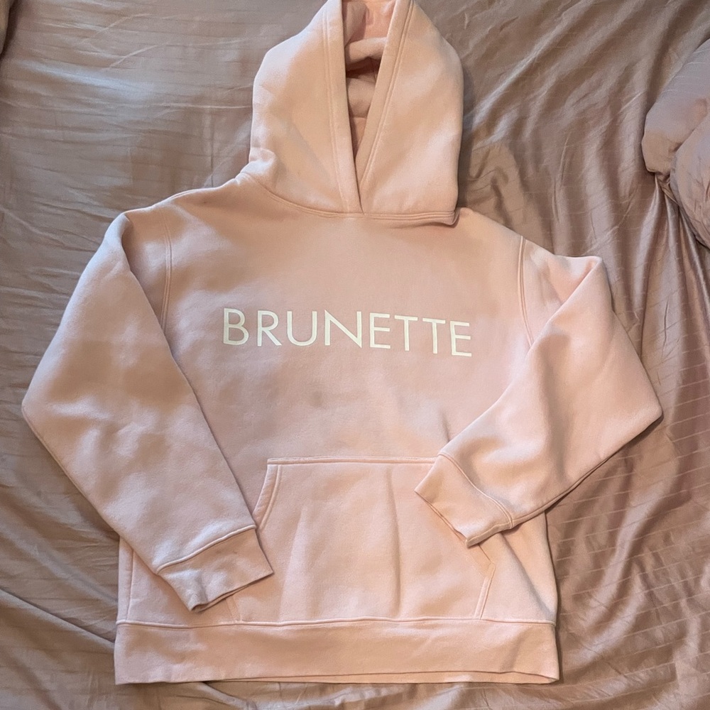 Rare Pink BRUNETTE hoodie